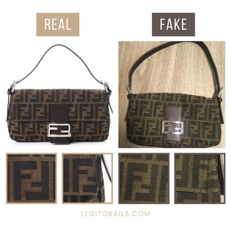 how to spot fake fendi bag|genuine fendi baguette.